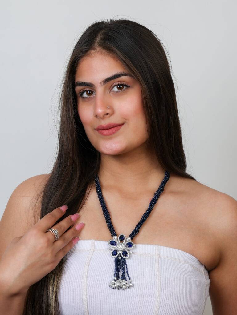 Floral Glass Necklace