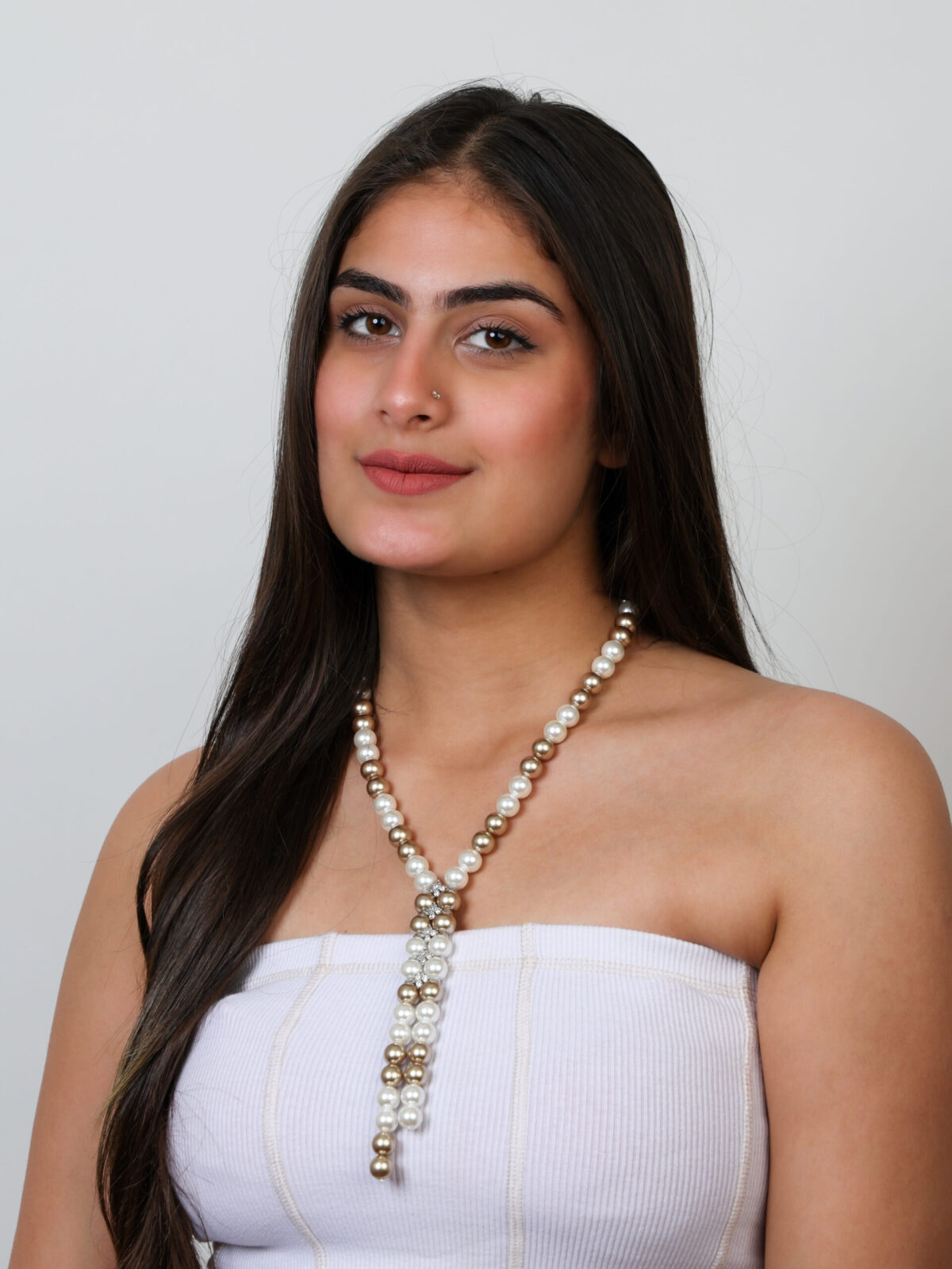 starred open necklace (duo color)
