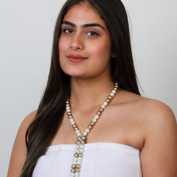 starred open necklace (duo color)