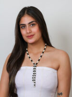 starred open necklace (duo color)