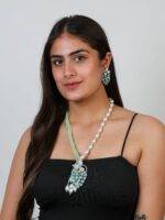 Frosted Mint Pendant Set