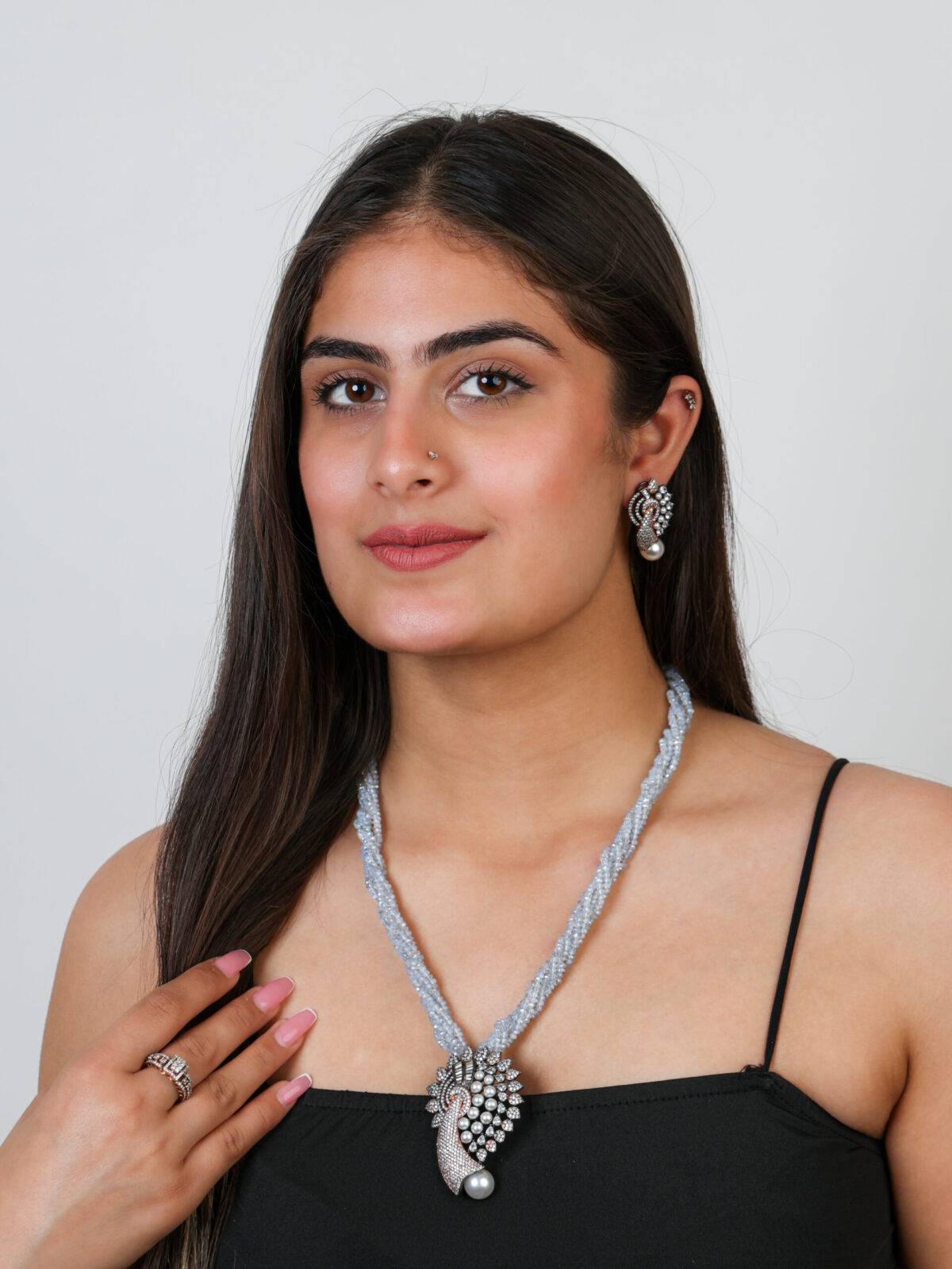 Crystal Peacock Set