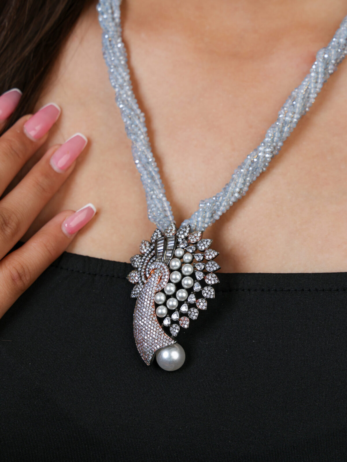 Crystal Peacock Set