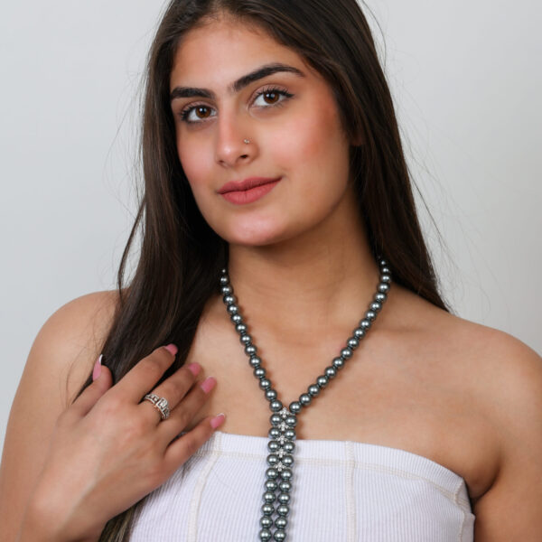 starred open necklace (single line)