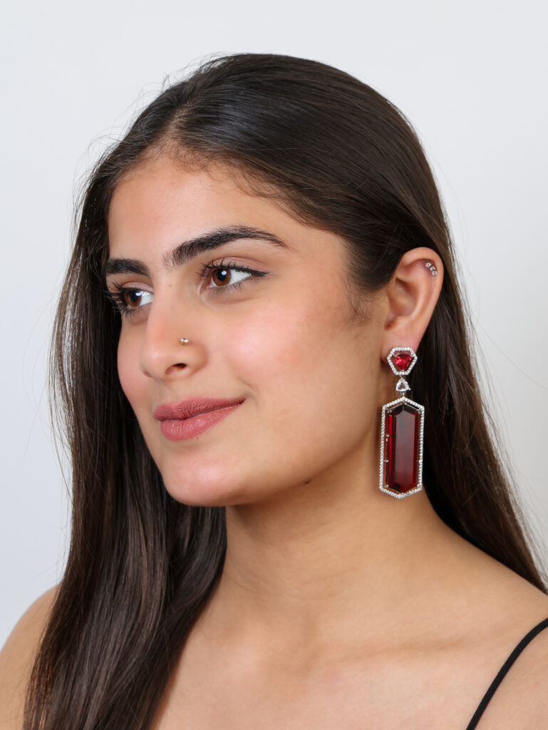 Scarlet Stick earrings
