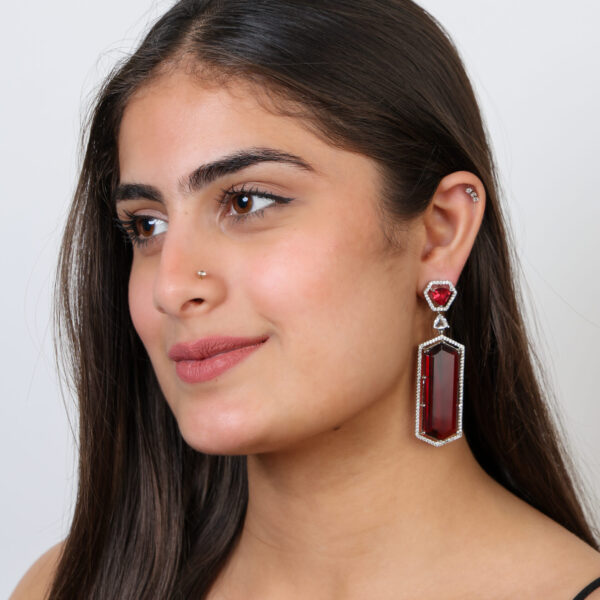 Scarlet Stick earrings